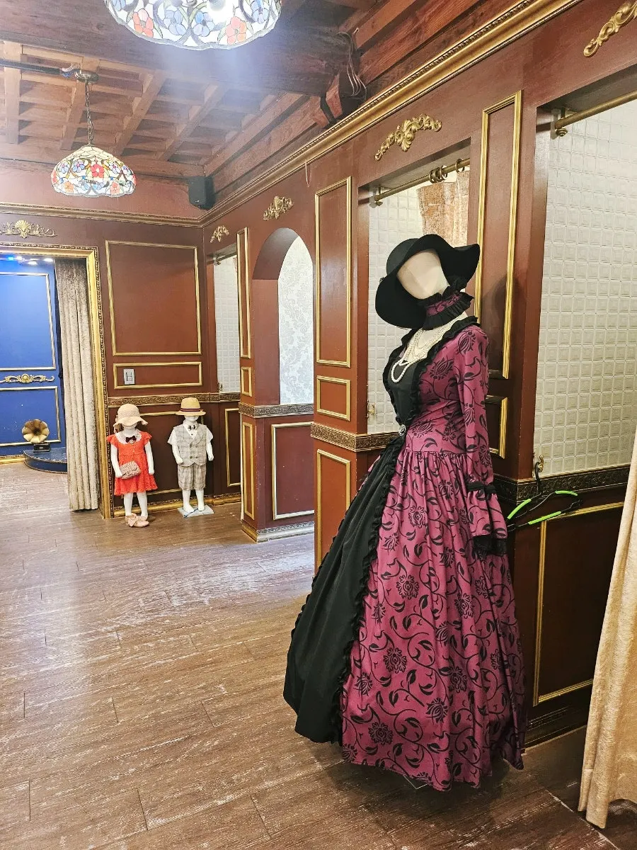Overview of the hanbok rental shop interior
