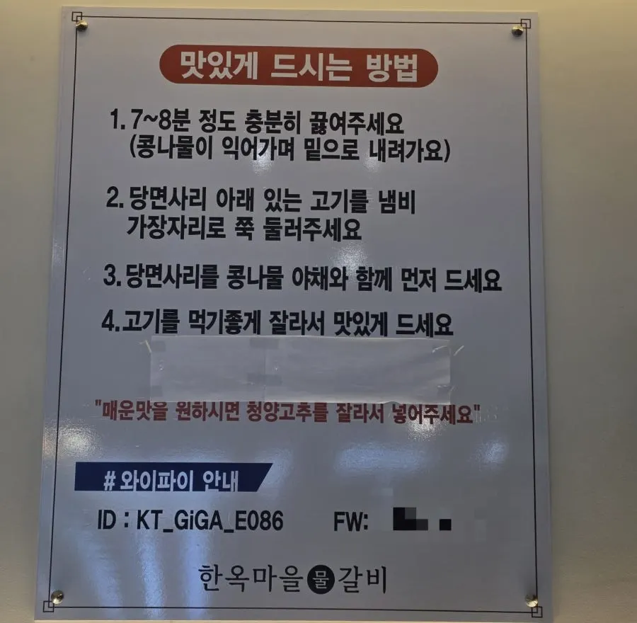 Guide to enjoying mulgalbi