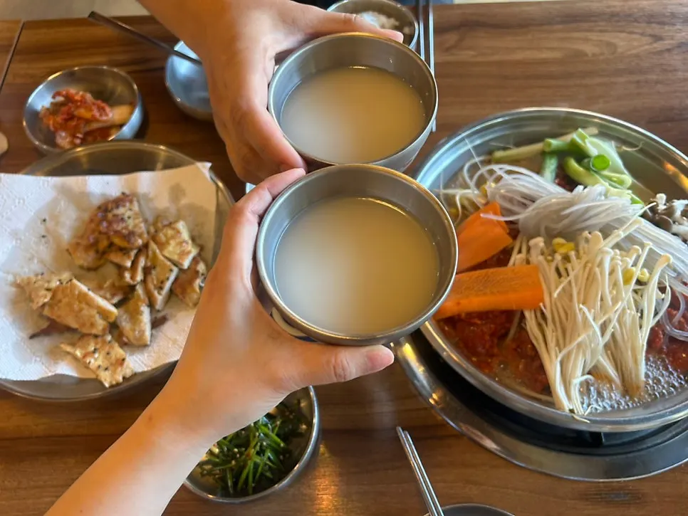 갈비전골세트에 포함된 전주 육전