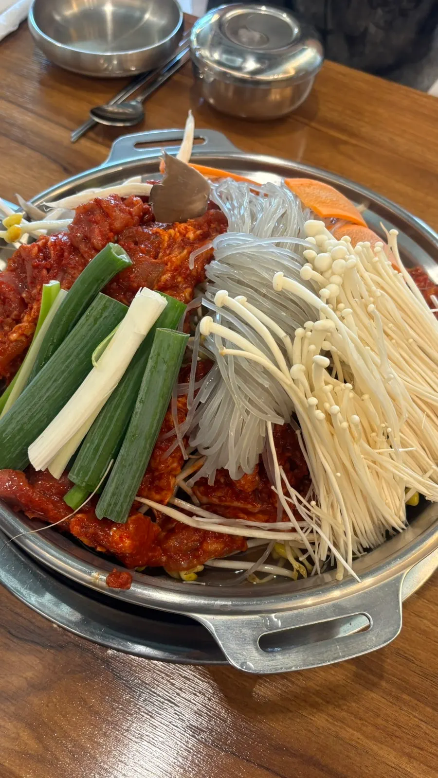 갈비전골셋트 물갈비 전골 냄비