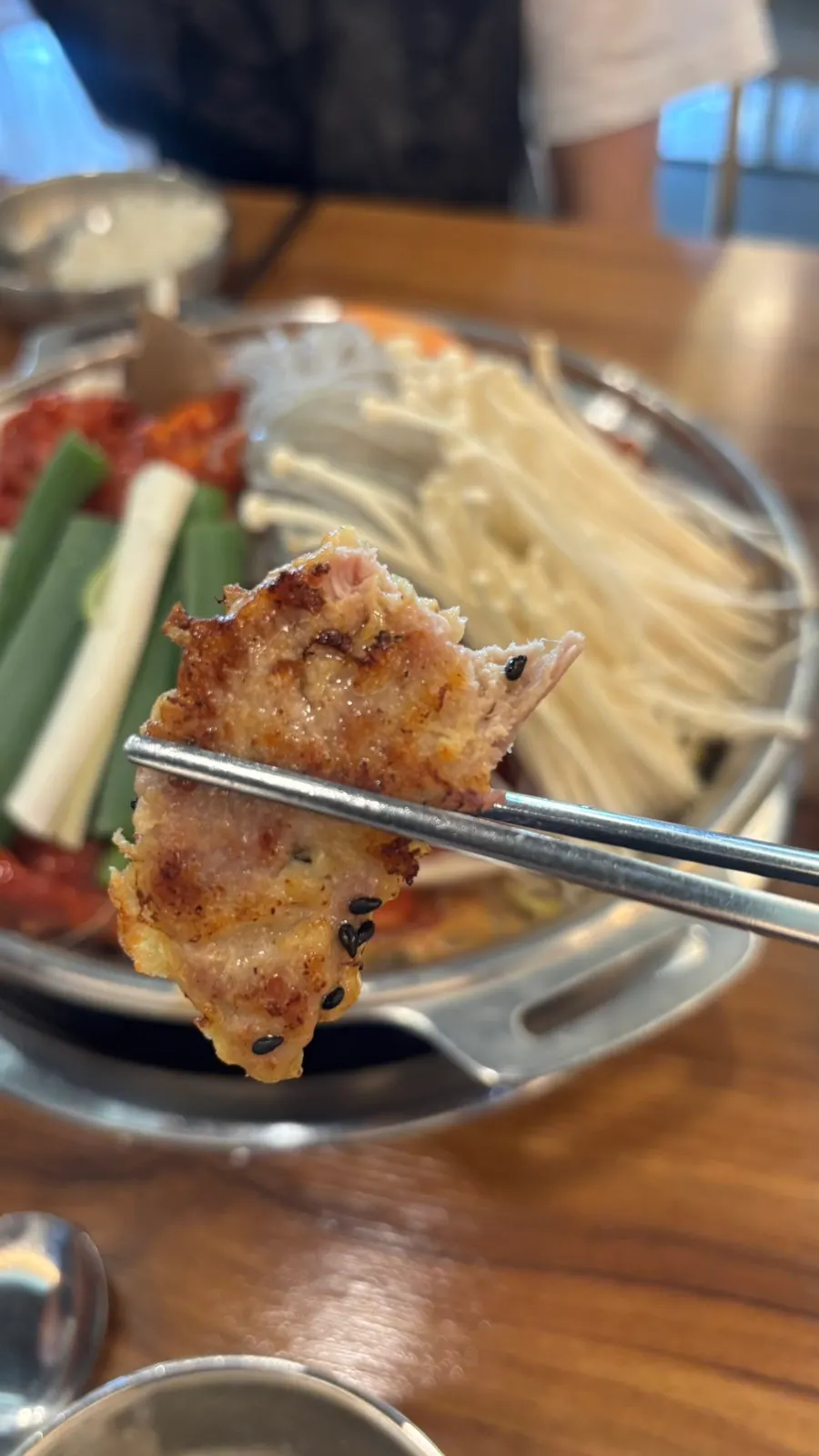 부드러운 육전 클로즈업