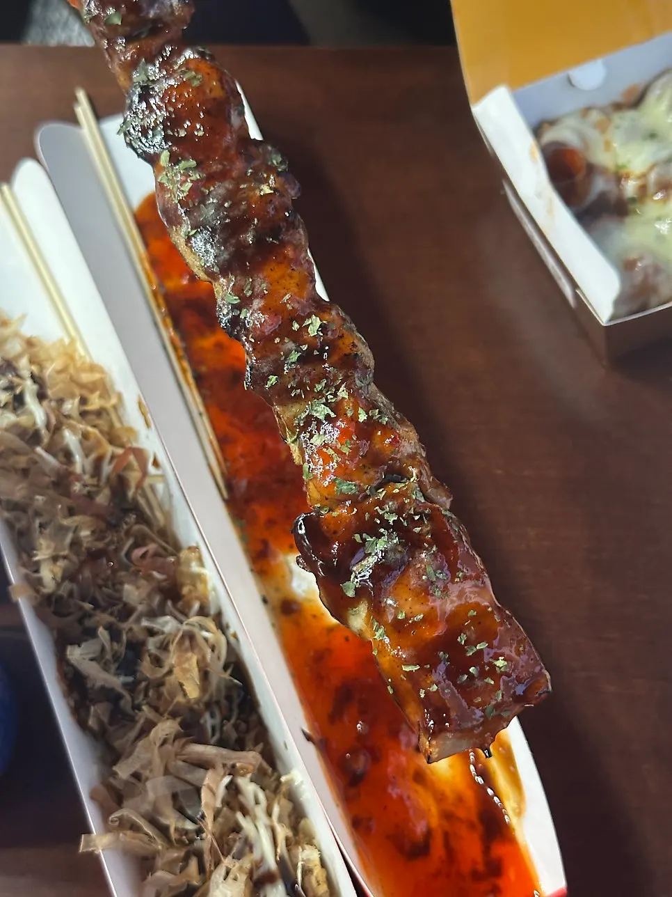 Mild mala chicken skewer