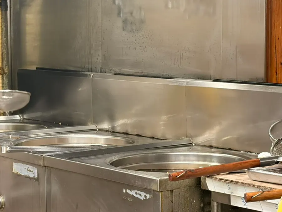 Open kitchen cooking orders immediately
