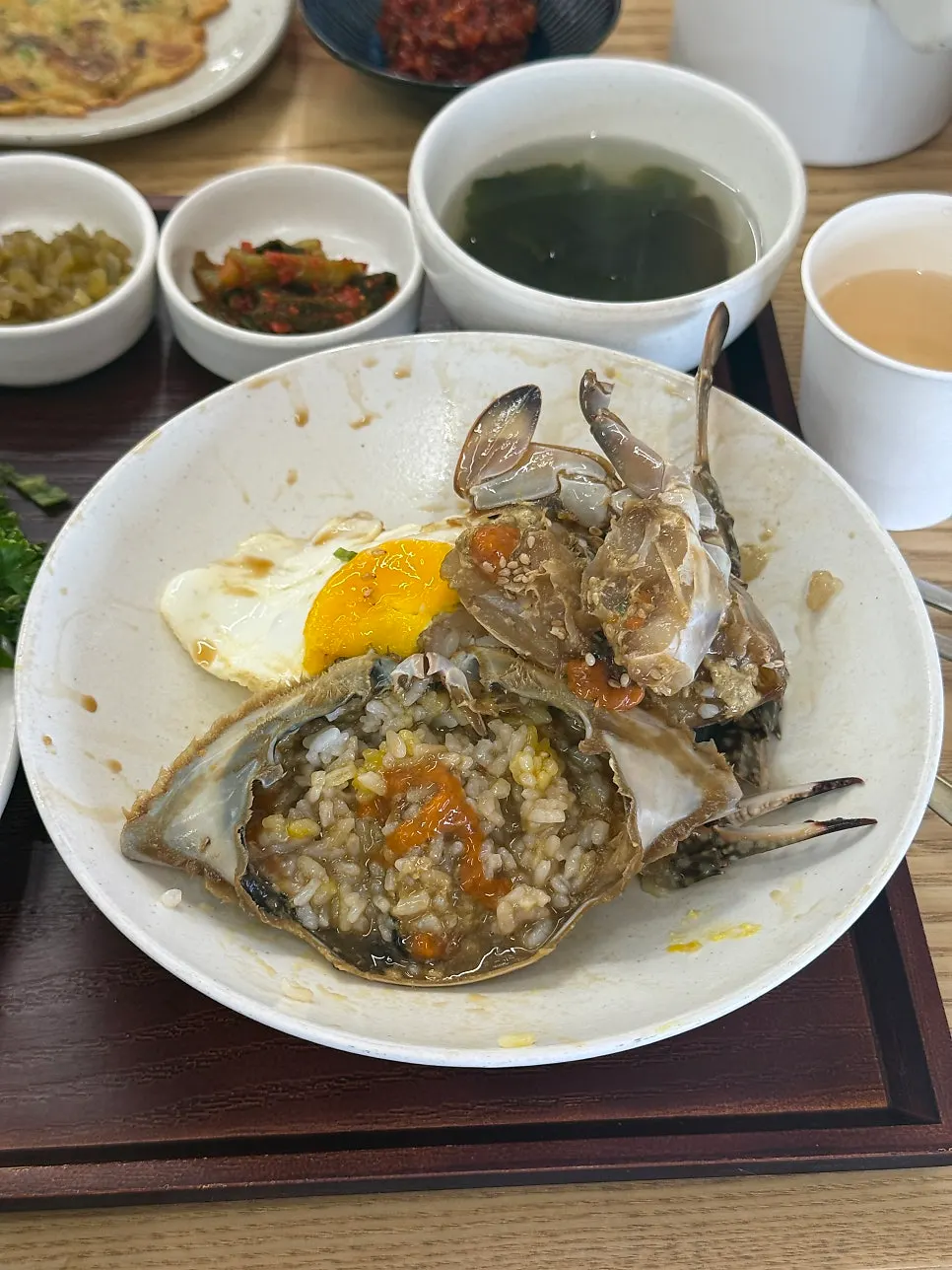 View of the soy sauce crab restaurant on Gyeonggijeon-gil, Jeonju