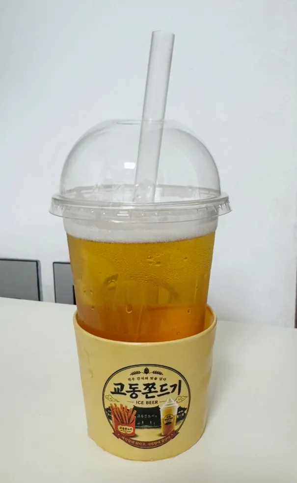 Generous portion of medium-size spicy dakgangjeong