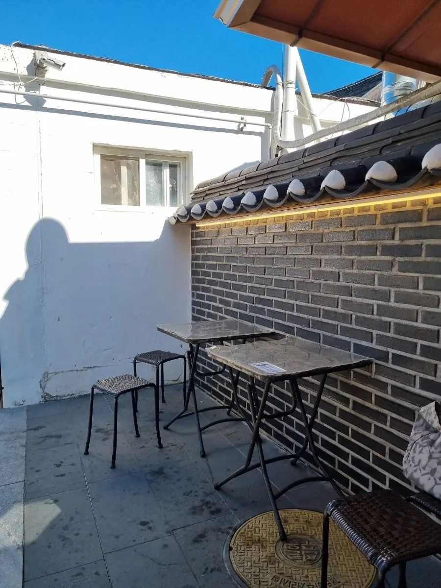 Street food scenery in the Hanok Village