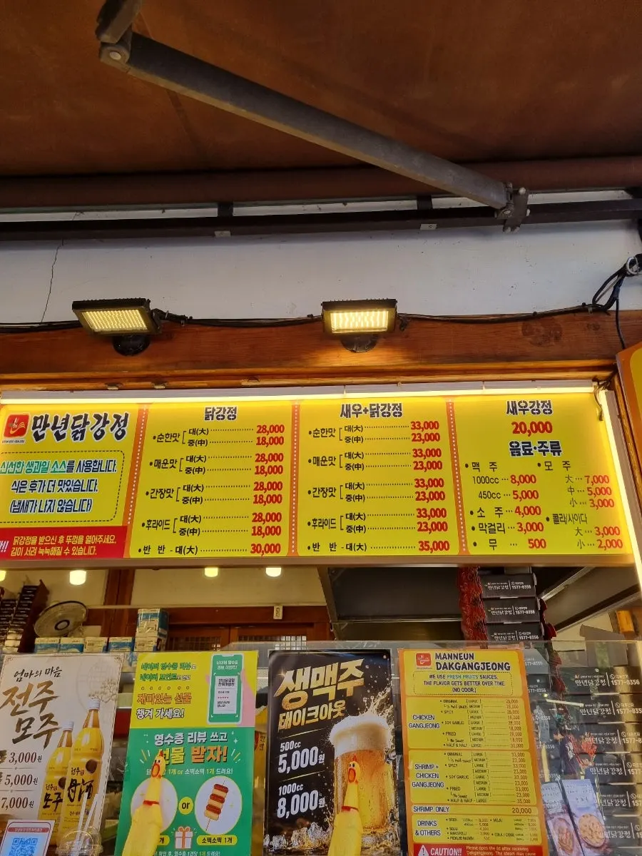 View of the dakgangjeong shop from the hanok village street
