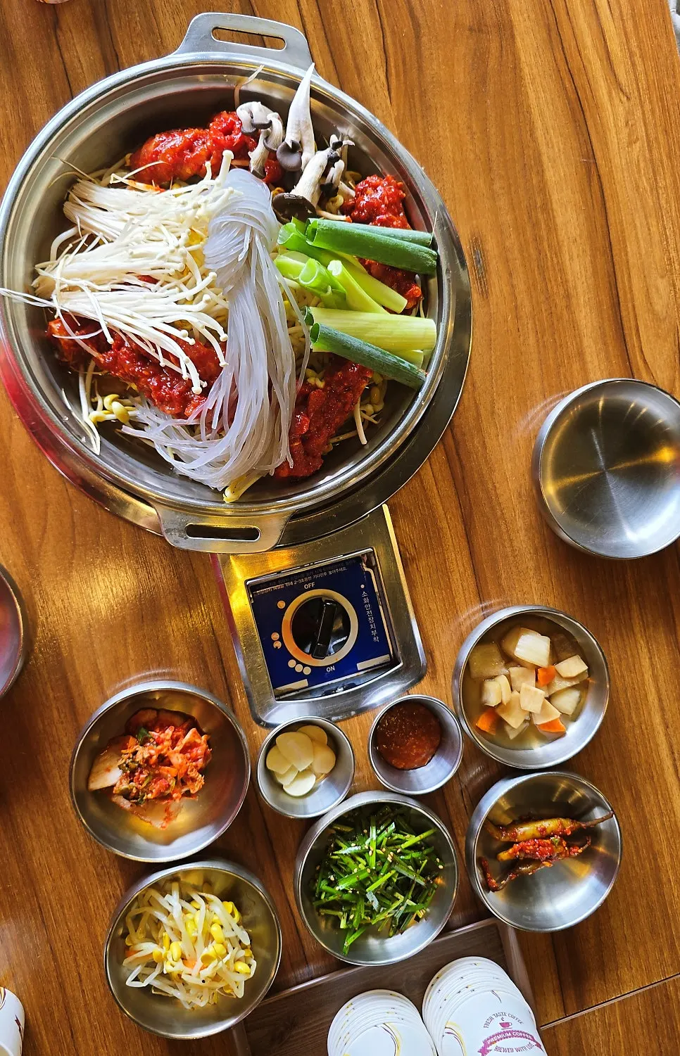전라도식 밑반찬 접시