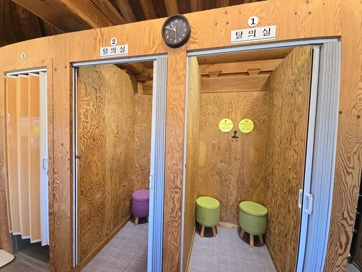 Changing room and locker information