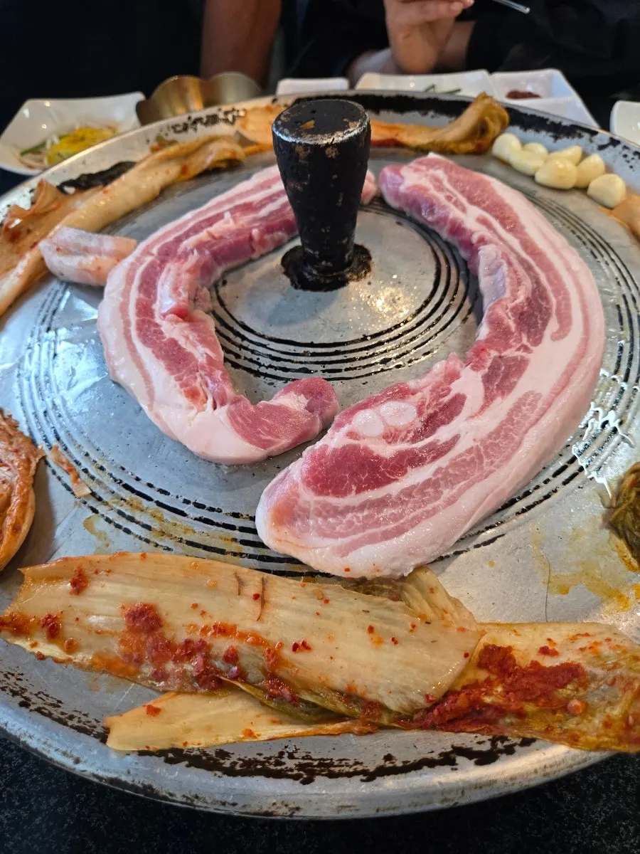 A nicely browned piece of pork belly