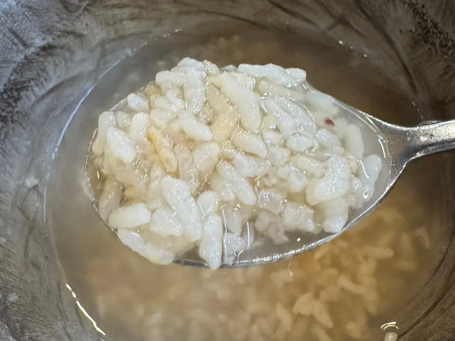 Warm, nutty rice-crust tea to finish the meal