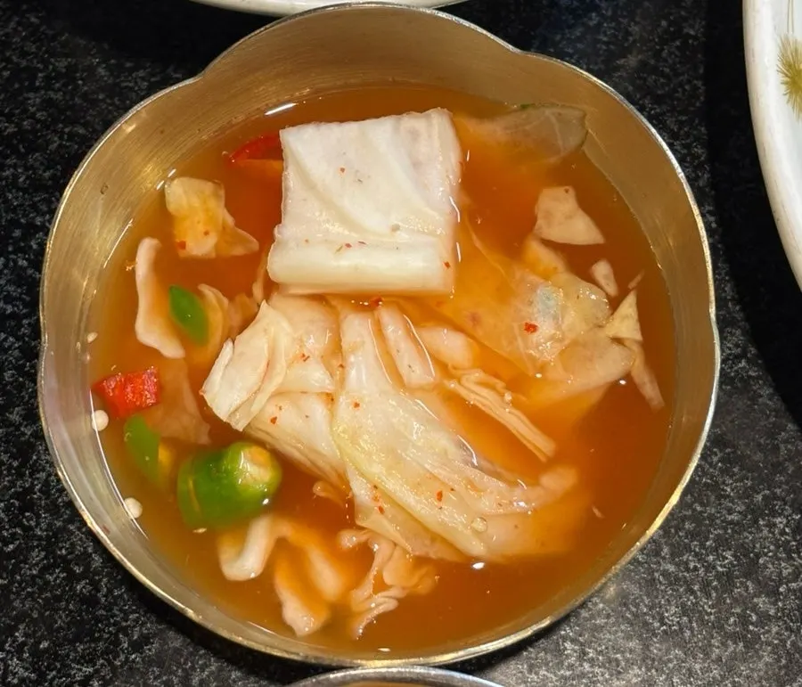 전주하우스 밑반찬 한 종류