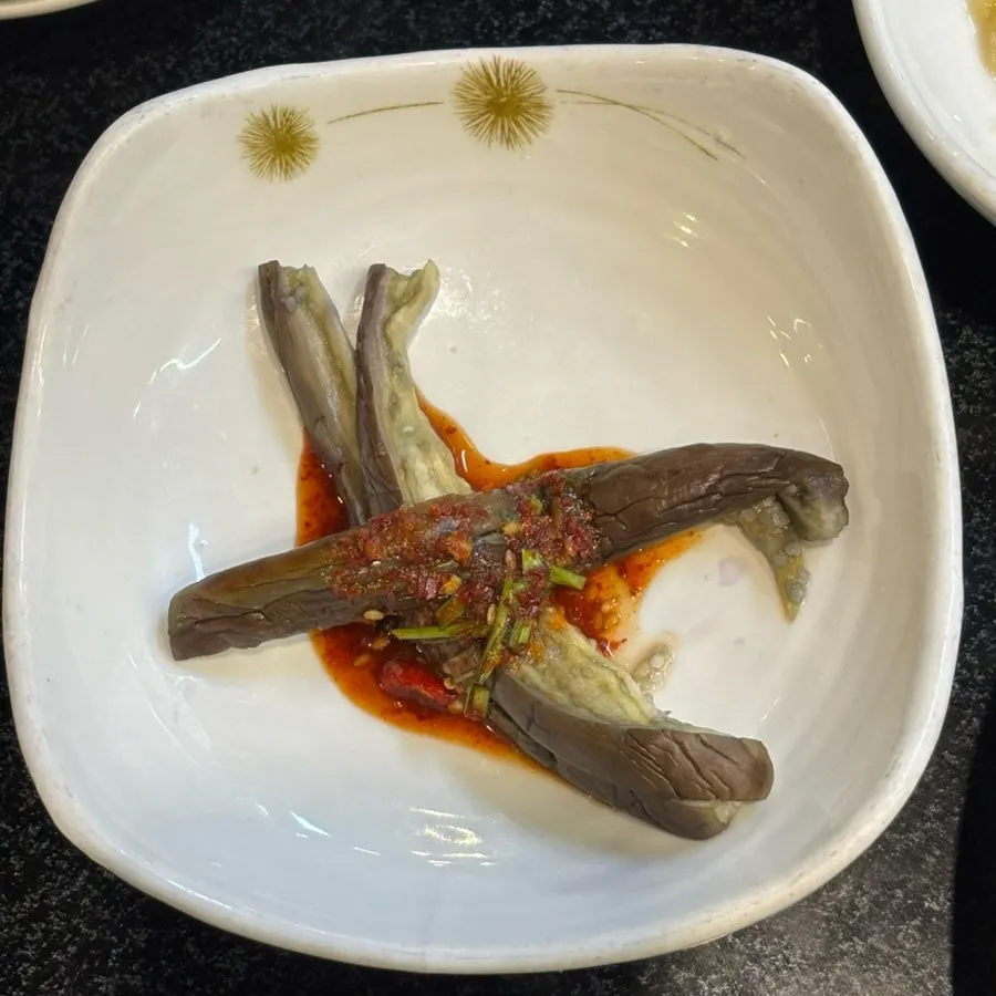 전주하우스 밑반찬 클로즈업