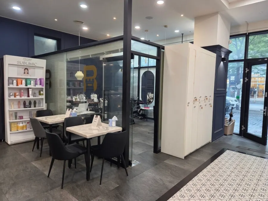Clean interior of the hair salon
