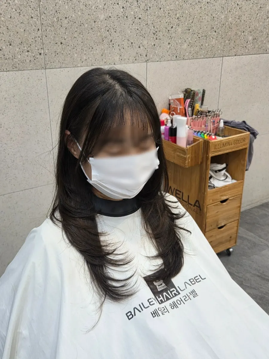Finished volume magic C-curl perm style