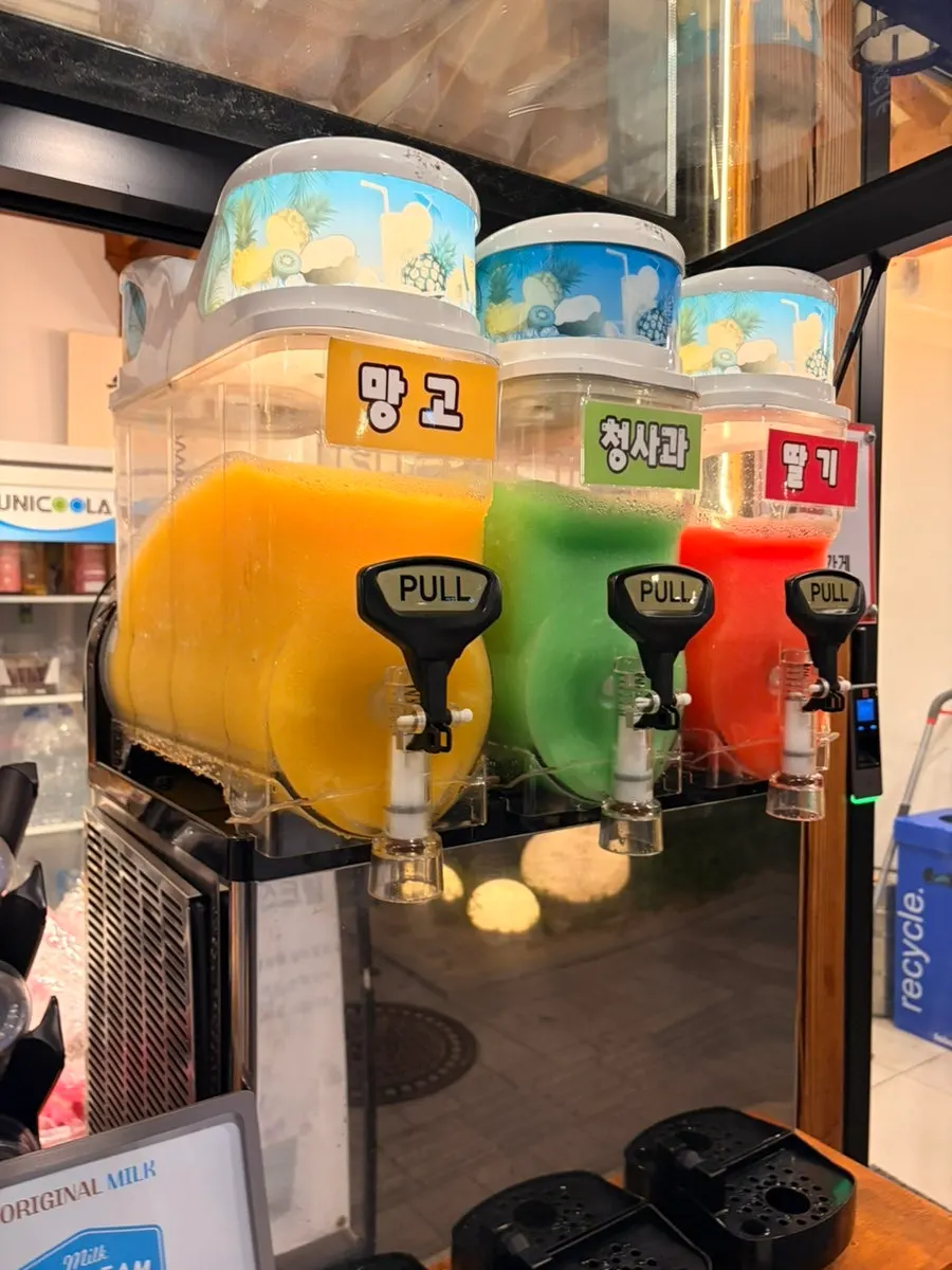 망고 청사과 딸기 슬러시 기계