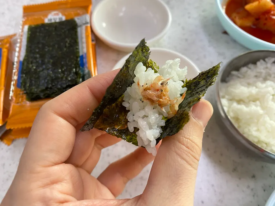 전주 오거리집 콩나물국밥 상차림