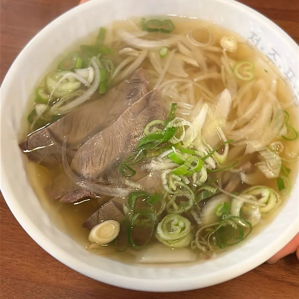 A generous bowl of Phodam's brisket pho