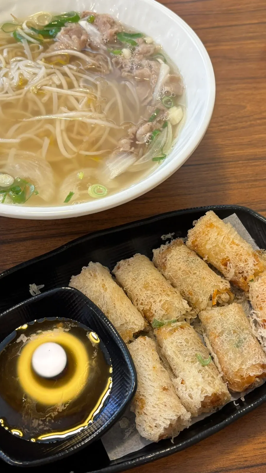 Banh xeo at Phodam, stuffed full of filling