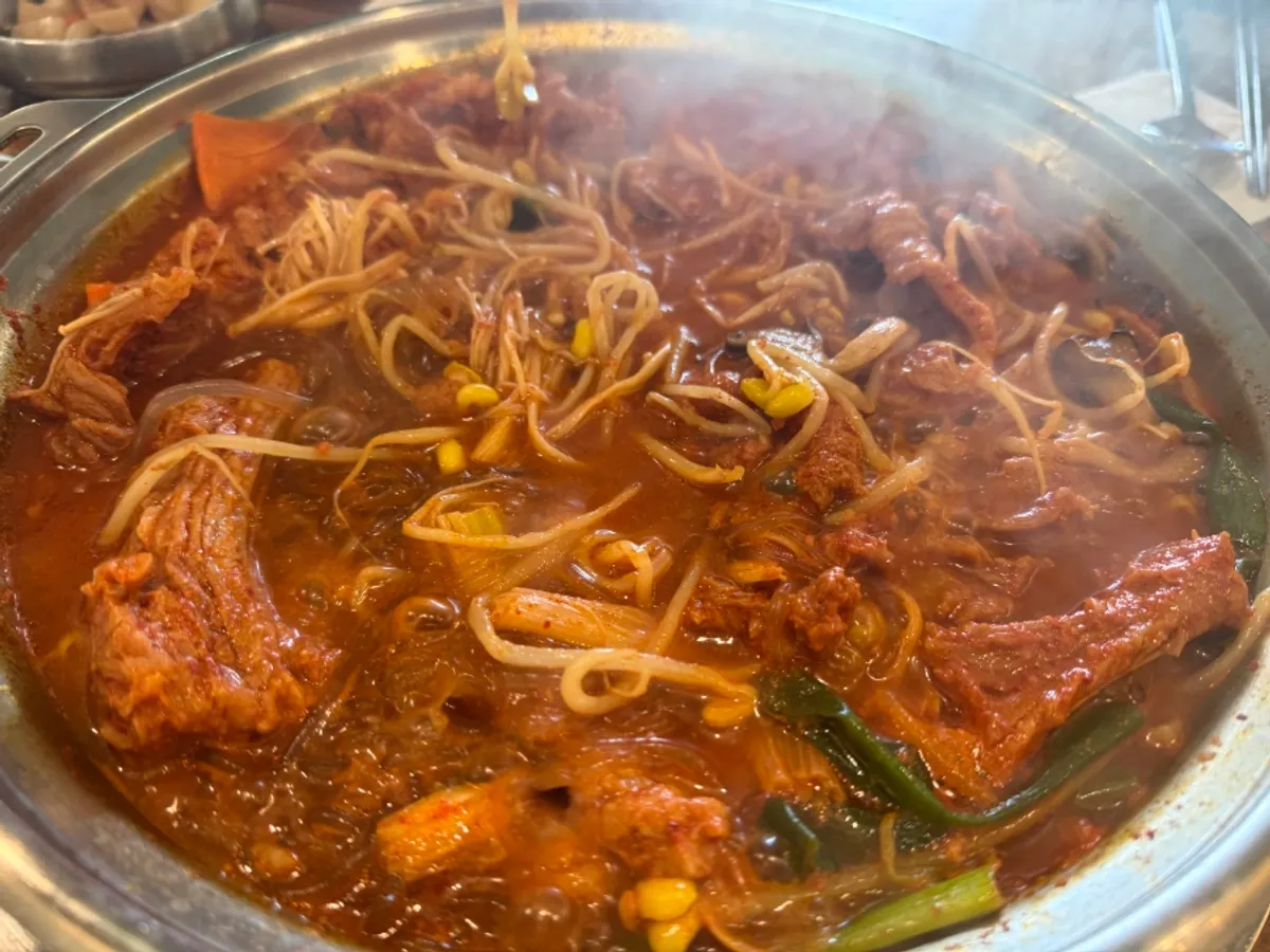 한옥마을물갈비 갈비전골 세트 한상