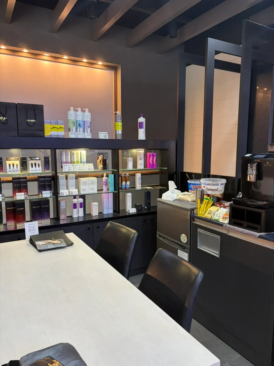 Hair salon interior space