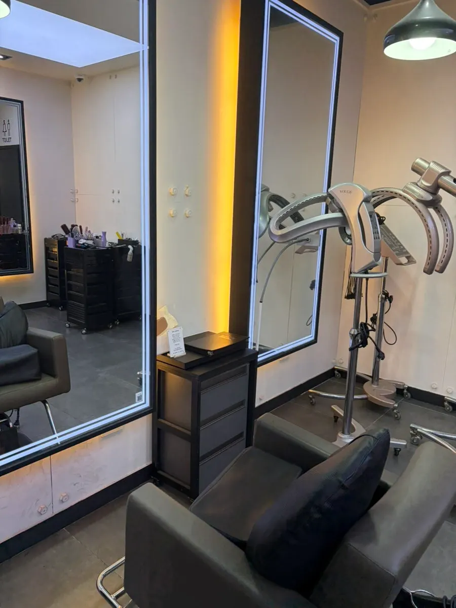 Hair salon interior atmosphere