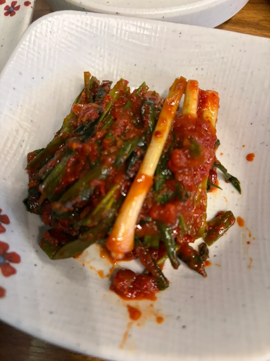Side dishes served with the meat