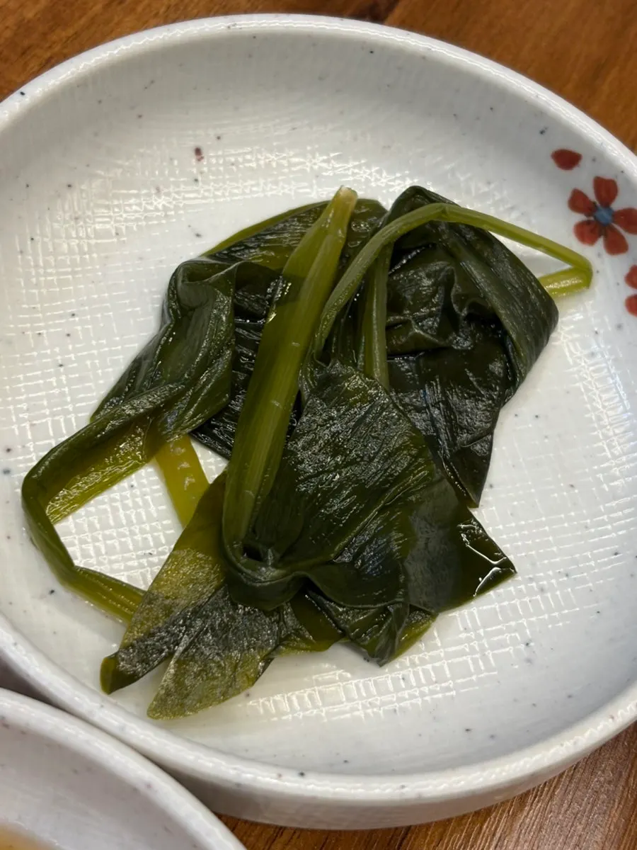 신선한 파김치 반찬
