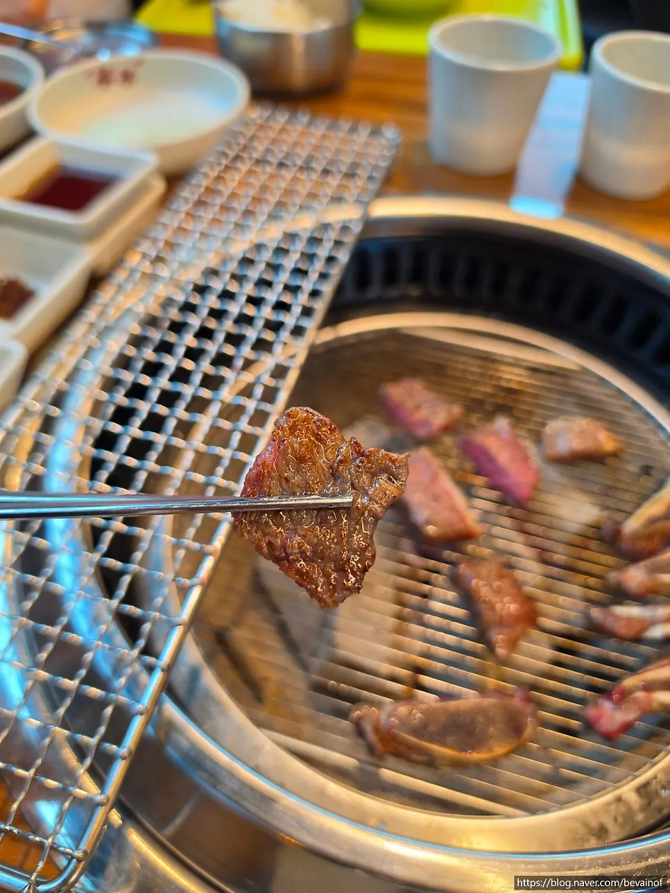 손질된 소생갈비 구이