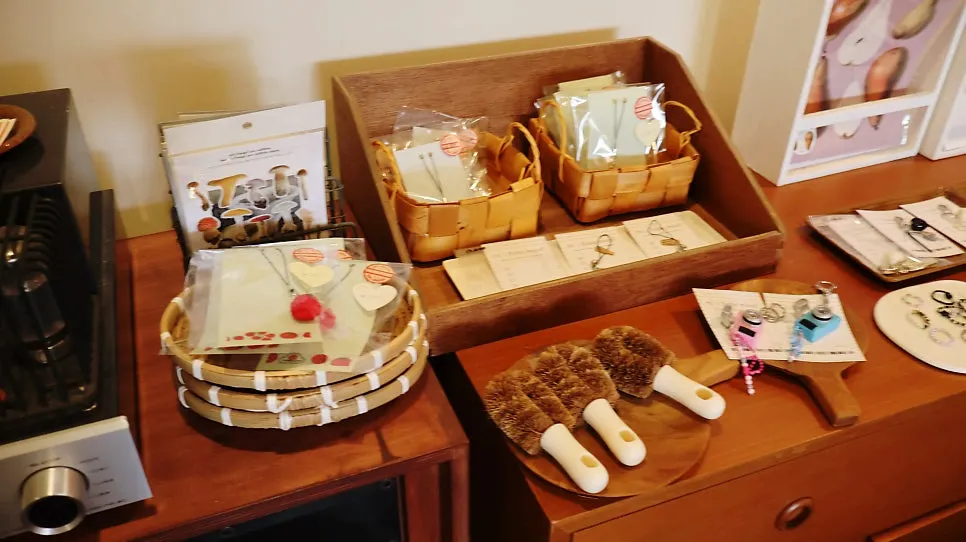 Deep brown furniture and props