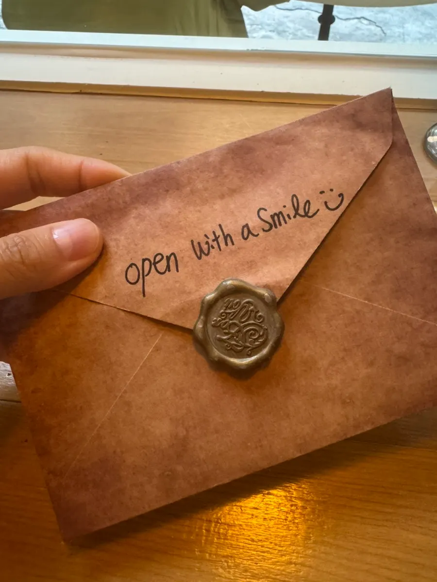 Welcome letter Brassway gives to visiting guests
