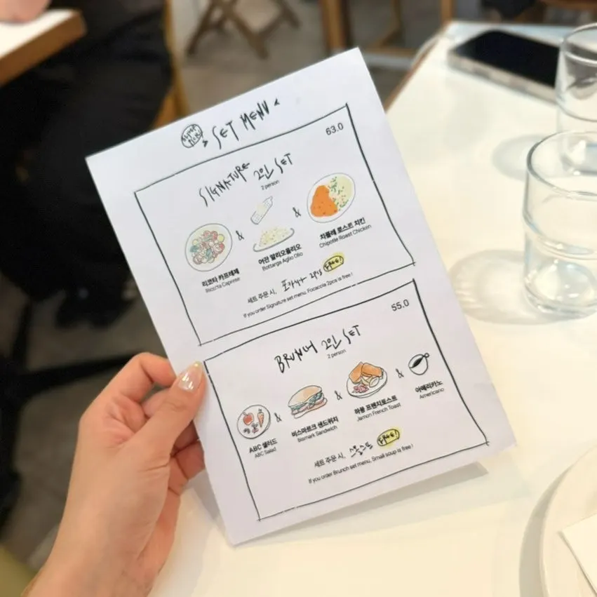 Odd Bird Oliver menu