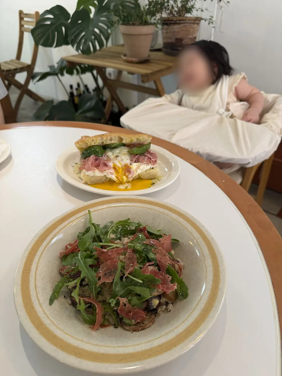 Table view before eating