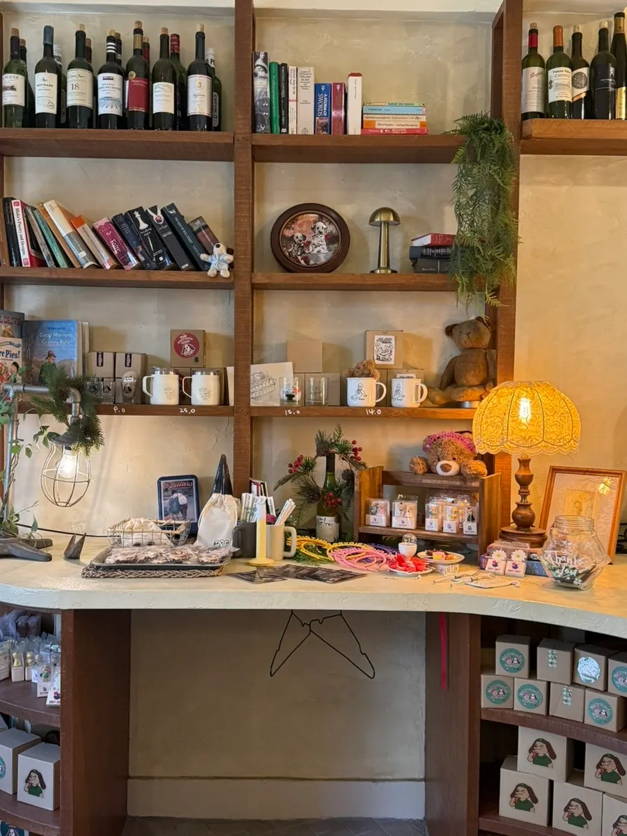 Seating and atmosphere at Hippy café