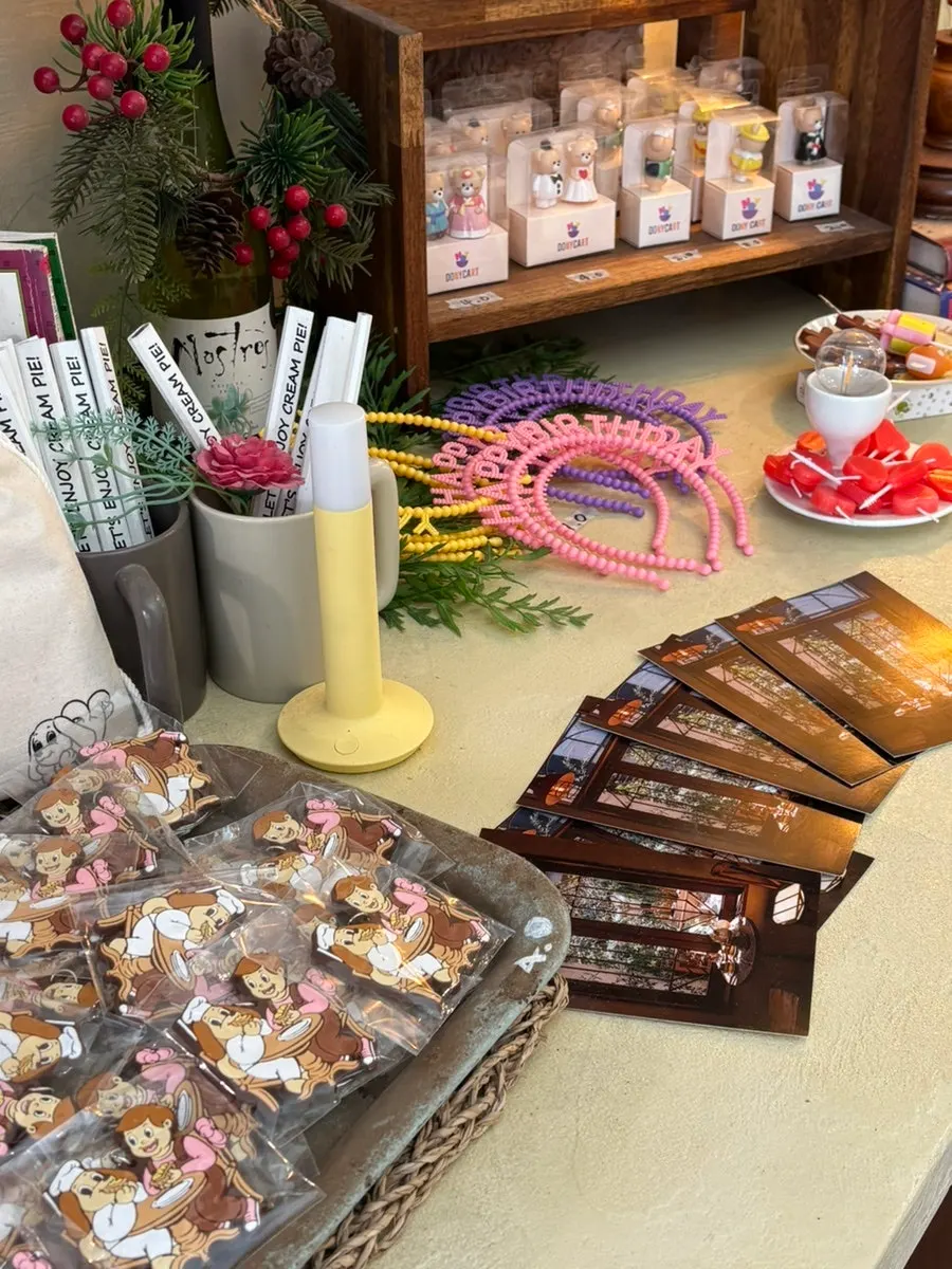 Hippy MD zone goods next to the counter