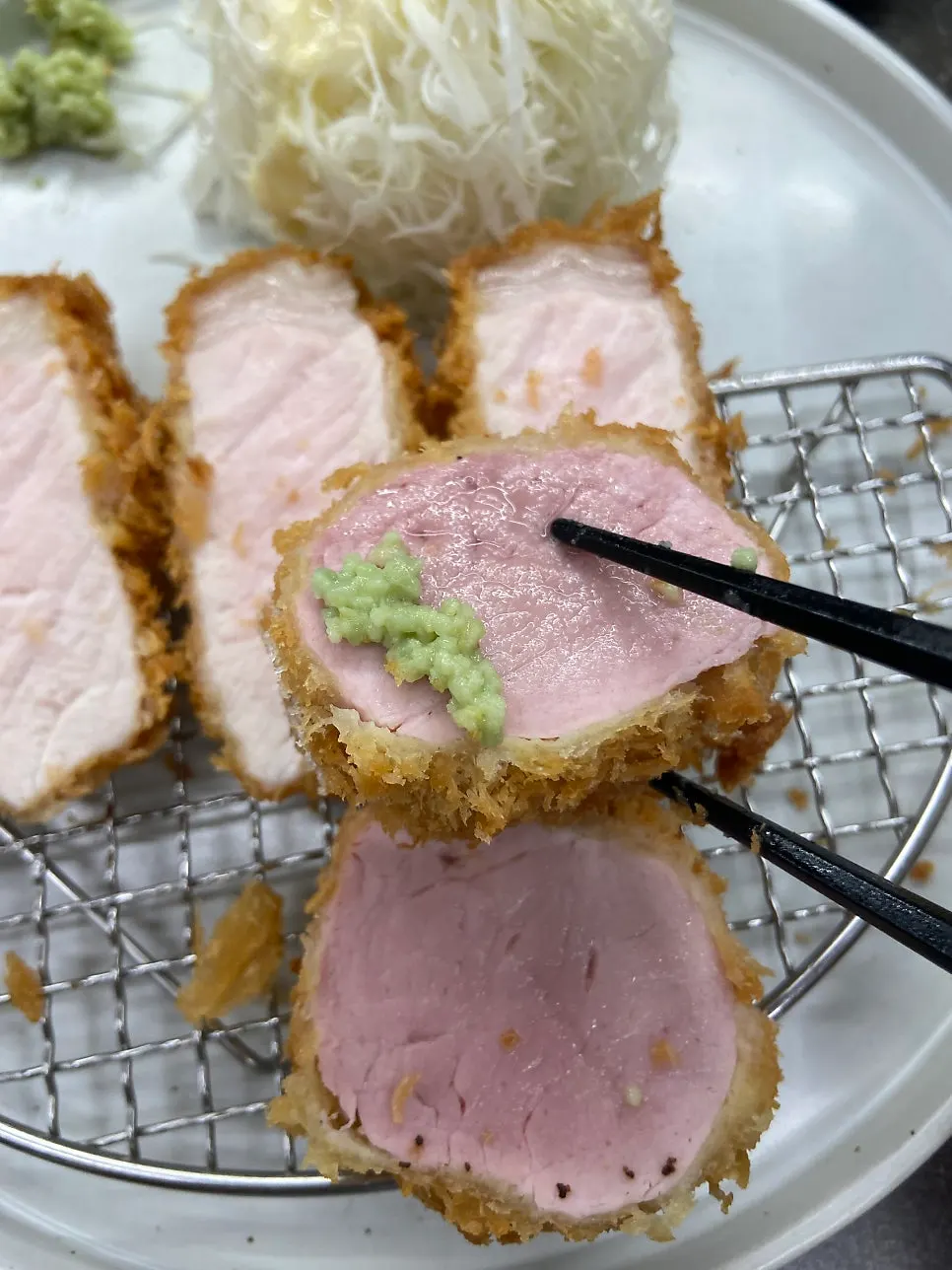 Tonkatsu with truffle oil