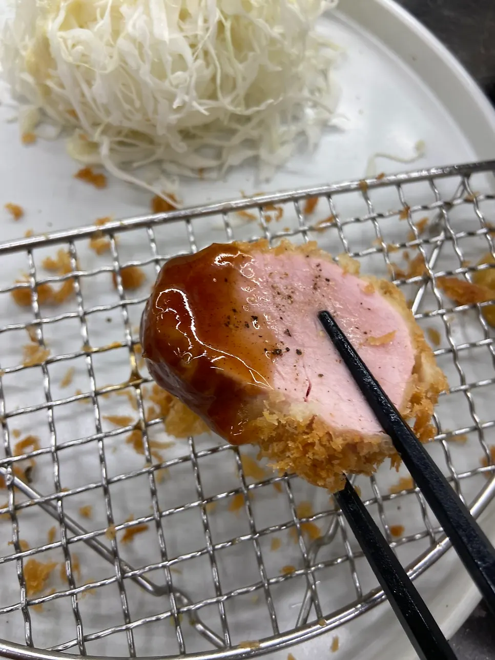 Tonkatsu with truffle oil