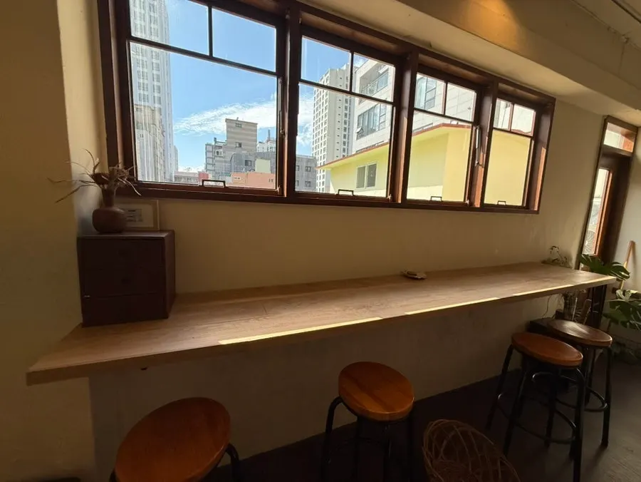 Loft-like seating area