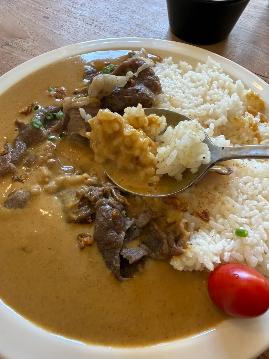 Brisket cream curry with plenty of curry