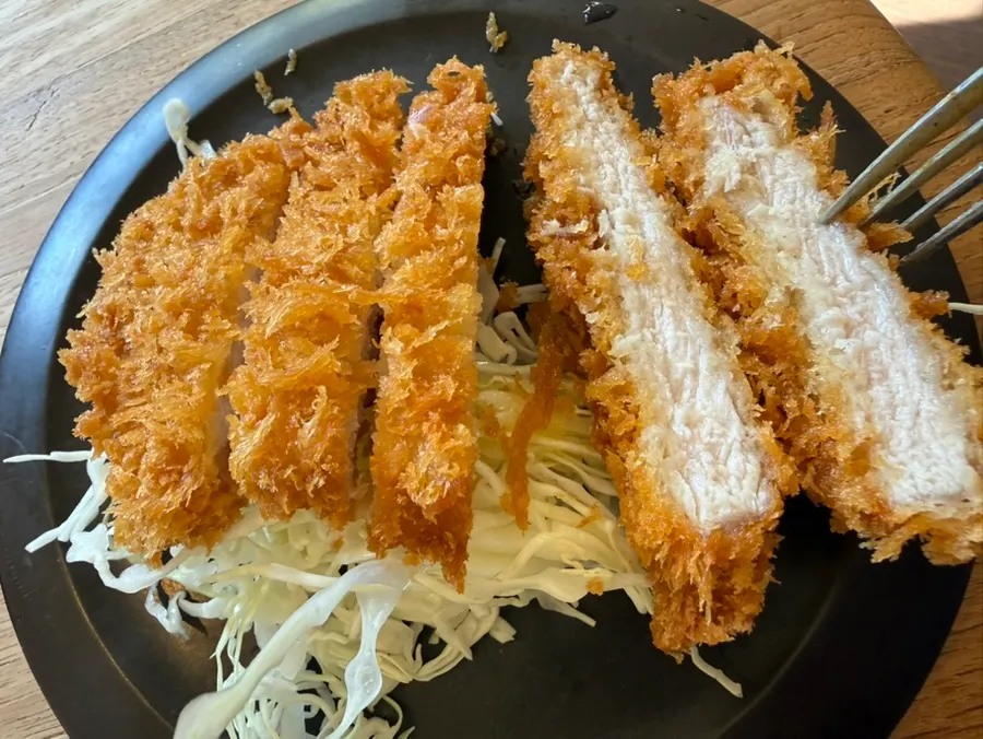 Added pork cutlet
