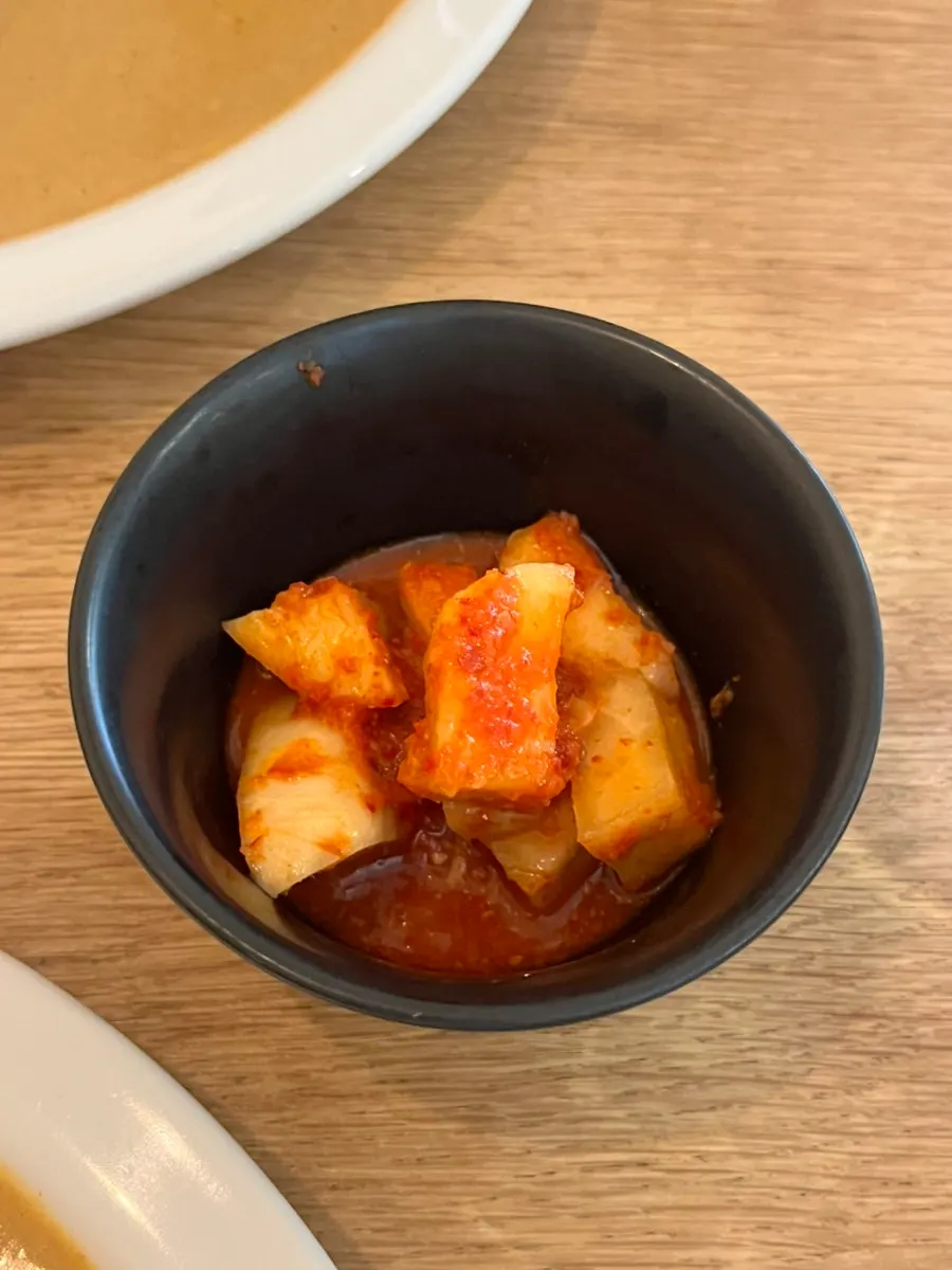 반반카레를 가까이에서 담은 모습