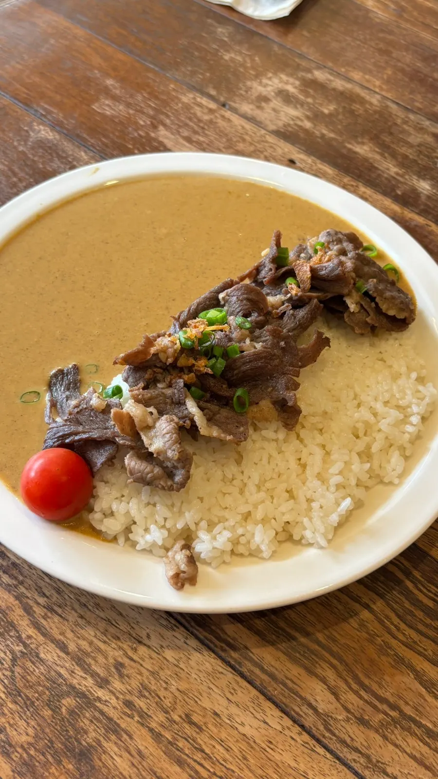 A plate of brisket cream curry at Sarugak20