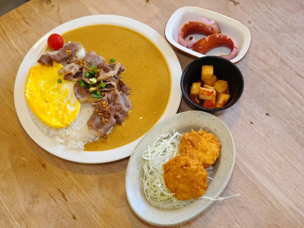 바삭한 고구마치즈고로케 단면