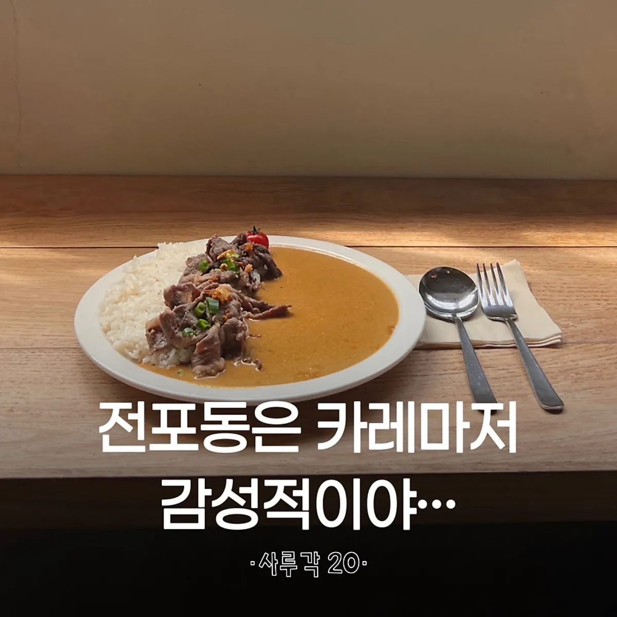 사루각20 반반카레 한 접시 대표 사진
