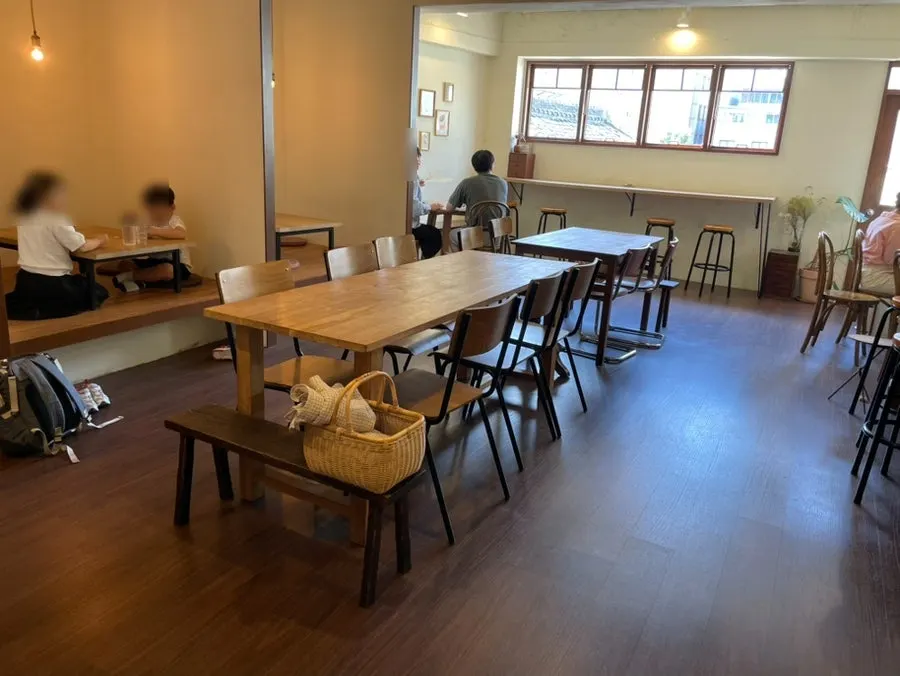 Basement-level counter and kitchen at Sarugak20