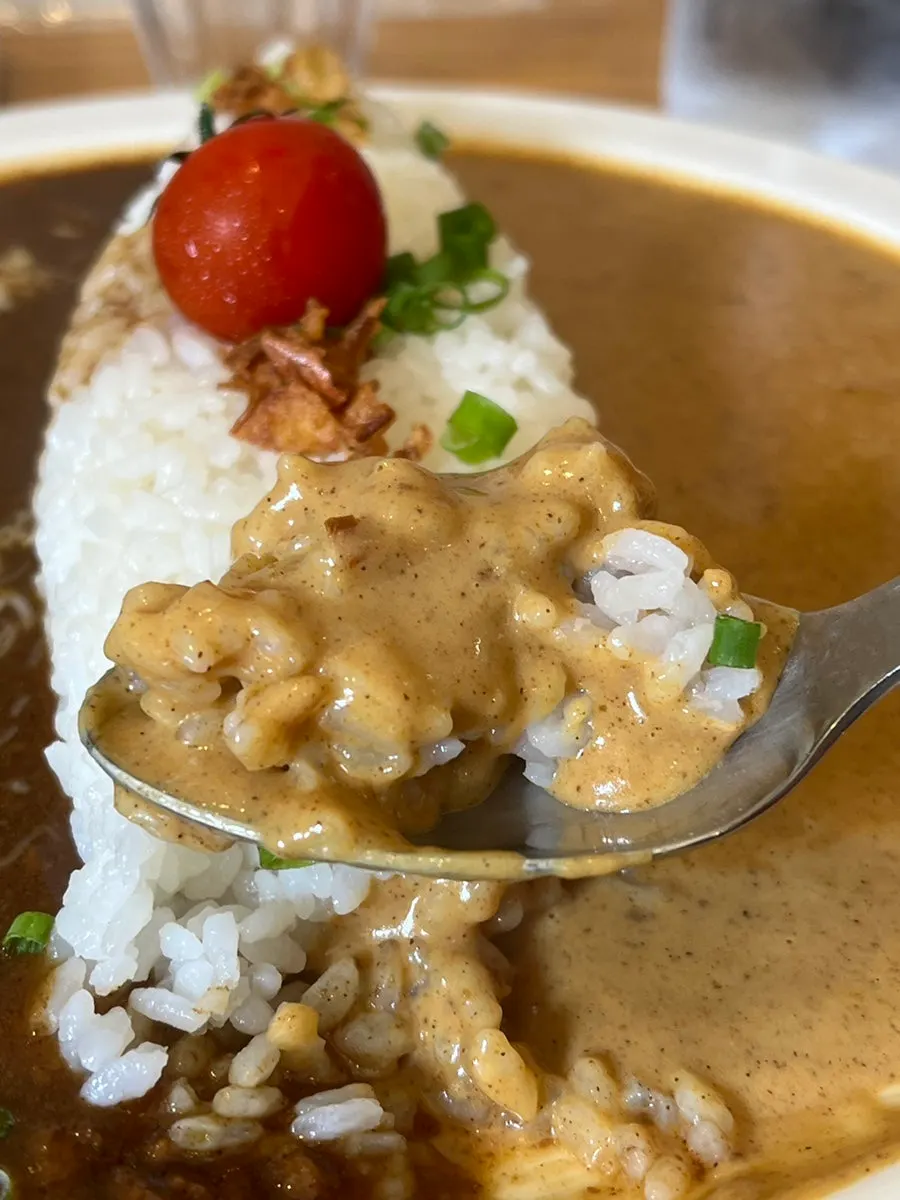 A plate of smooth cream curry