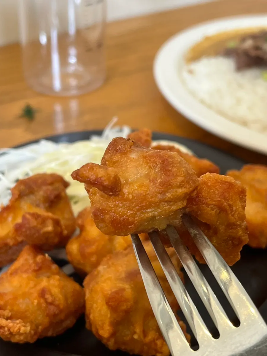 Karaage ordered as a side dish