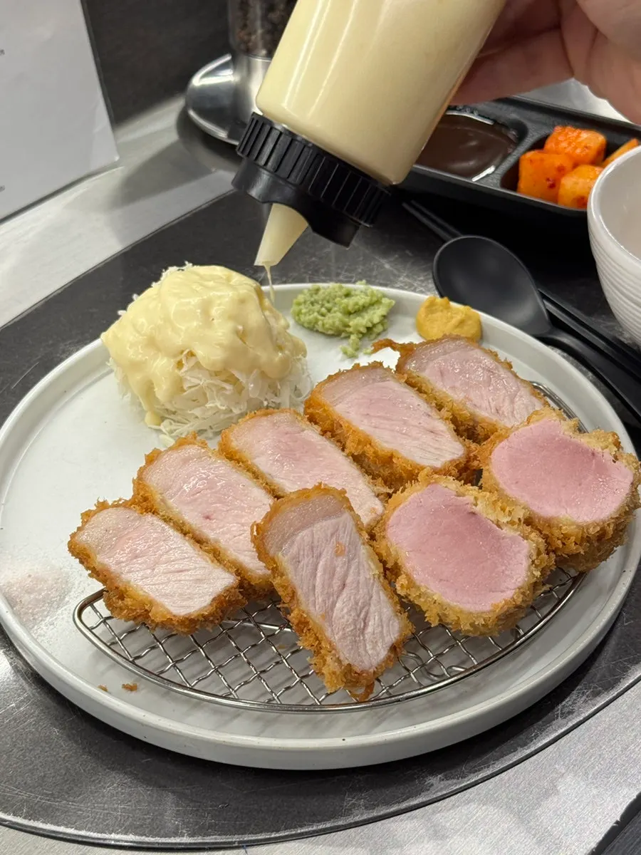 YBD tonkatsu dishes ordered