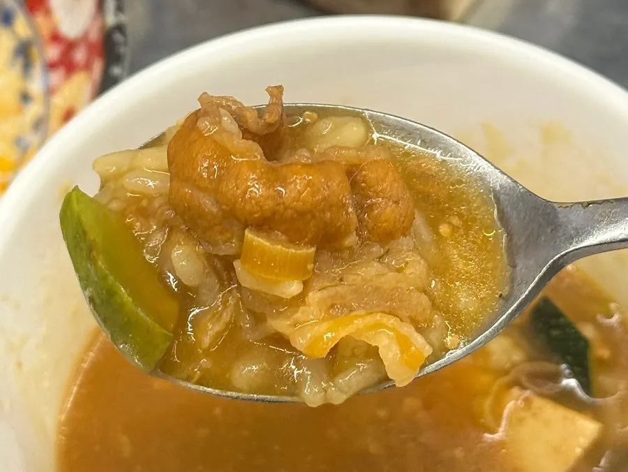 A spoonful of doenjang sulbap and the closing spread