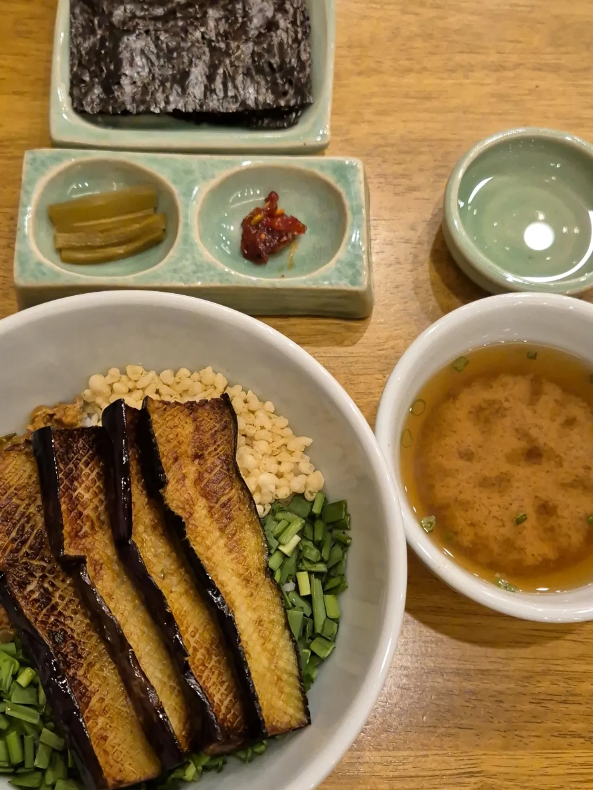 Eggplant doenjang rice bowl at Hyangtaek Jeonpo Branch